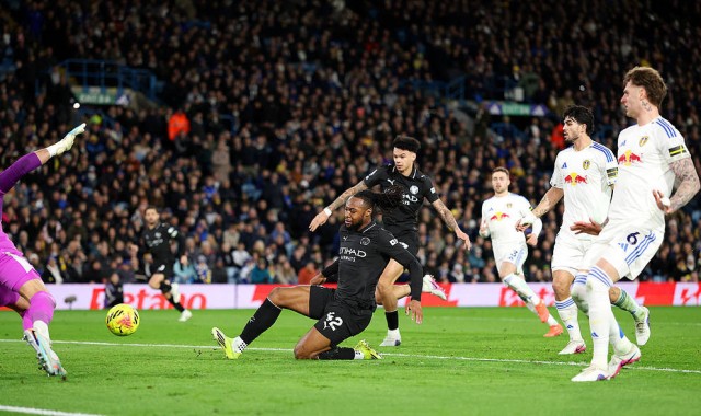 英超-塞梅尼奥制胜球哈兰德缺阵 曼城1-0利兹联迎6连胜