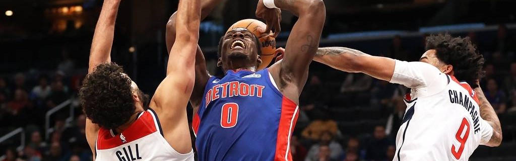 杜伦36+12卡林顿30分 活塞大胜奇才