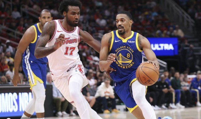 波杰姆斯基26分谢泼德空砍30分 勇士加时险胜火箭