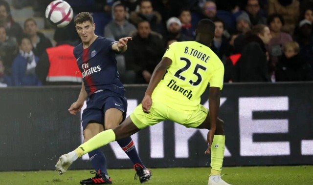 法甲：巴黎圣日耳曼VS里尔